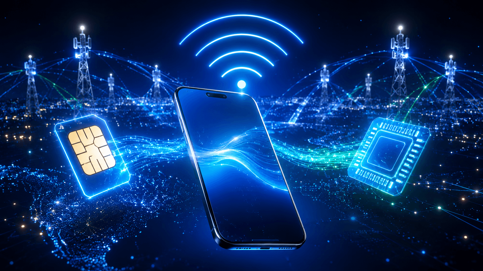 Como Ter Internet no Celular | TechPybara Smartphone com chip SIM, eSIM e sinal Wi-Fi — como ter internet no celular com chip, eSIM e planos