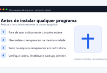 Como Recuperar Arquivos Apagados no Windows Sem Piorar a Chance de Recuperação Checklist de primeiros passos para recuperar arquivos apagados no Windows
